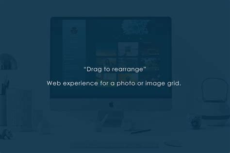 Drag To Rearrange Web Experience For A Photo Grid On Behance