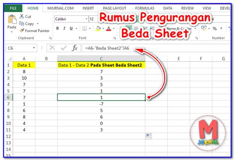 Rumus Untuk Pengurangan Pada Excel 100 Rumus Excel Lengkap Yang