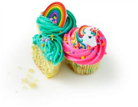 Bakery Fresh Unicorn Everyday Cupcakes 6 Ct 2 Oz Fred Meyer