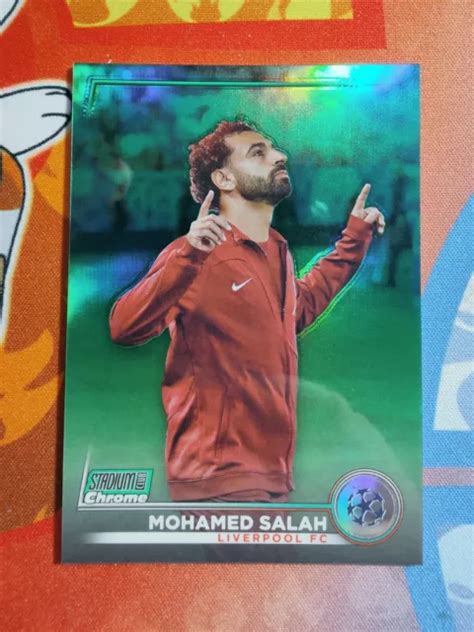 Mohamed Salah Topps Stadium Club Chrome Liverpool Fc Eur