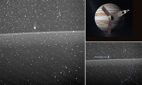 Nasa's Juno probe captures Jupiter's rings from the inside