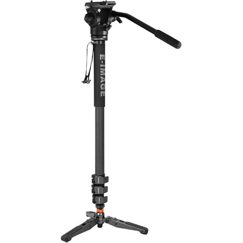 E Image Mc600 4 Stage Carbon Fiber Monopod With 610fh