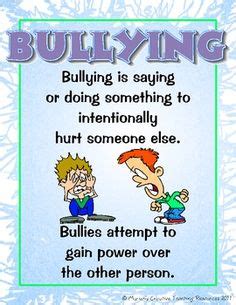 Verbal Bullying Posters