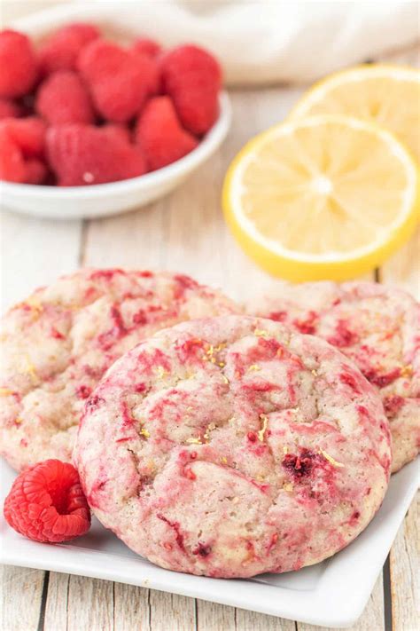 Raspberry Lemon Cookies Shugary Sweets