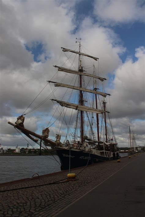 Sailing Ship Three Masted Port Free Photo On Pixabay Pixabay