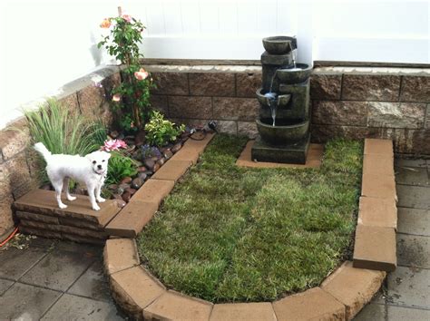 Doggie Potty Patch And Planter Backyard Dog Area Backyard Diy