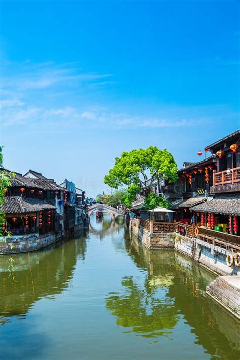 Jiangnan Ancient Town Editorial Stock Image Image Of City 55087324