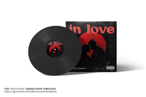 In Love Album Cover Art Template