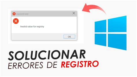 Como Solucionar Problemas De Registro En Windows Youtube