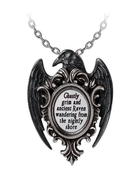 Alchemy Gothic Quoth The Raven Pendant Attitude Clothing