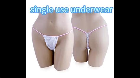 Disposable G String Brief Panty Thong Tanga Disposable Underwear