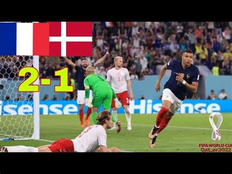 FRANCIA 2 1 DANIMARCA FRANCIA AGLI OTTEVI MA SOLO PER MBAPPE E RABIOT