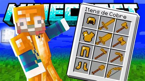 Itens De Cobre Sem Mods No Minecraft Minecraft Youtube