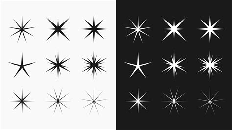 Estrellas y brilla Vector 226344 Vector en Vecteezy