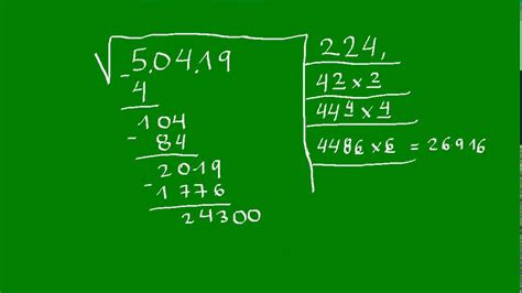 Cómo calcular la raíz cuadrada de un número sin calculadora Haras