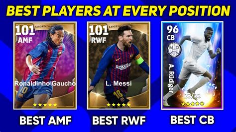 Best Highest Rated Players In Every Position Dream Team Efootball