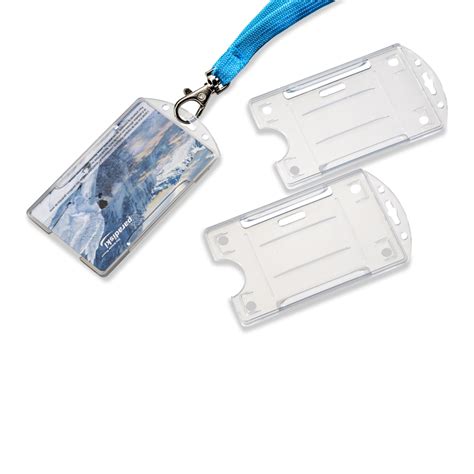 Porte Badge Rigide Plastique Transparent Economique Et Durable