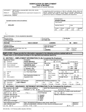 Fillable Online Mfia State Mi Failure To Complete This Form Could