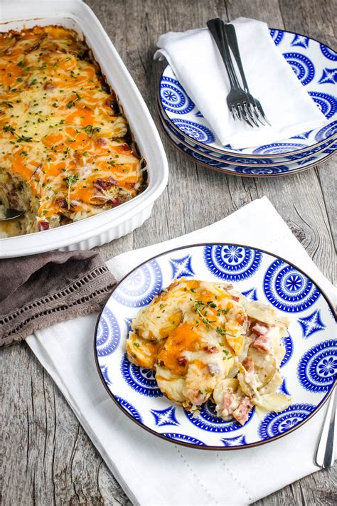 How To Make Scalloped Potatoes And Ham Adventures Of Mel