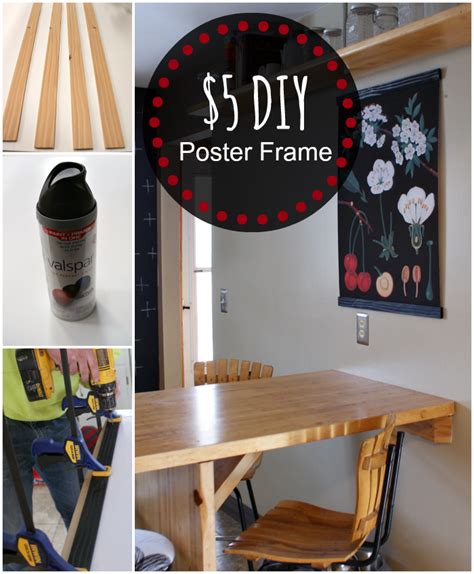 Fifty Two Weekends Of Diy Easy Diy Custom Poster Frame Diy