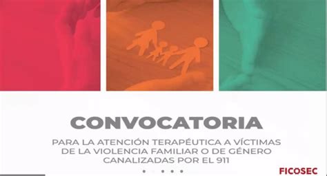 Convoca Ficosec a terapeutas para atender a víctimas de violencia