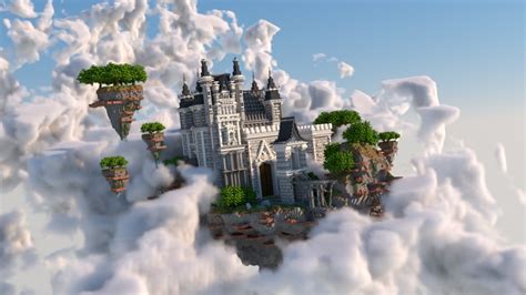 Sky Castle Island Minecraft Map