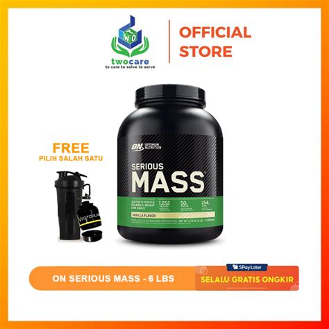 Jual Mass Gainer On Serious Mass Seriousmass 6 Lbs Penambah Berat