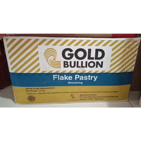 Jual Gold Bullion Flake Pastry Shortening Repack Kg Shopee Indonesia