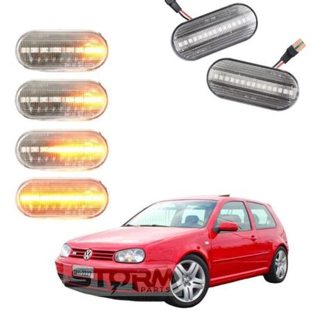 Par de Seta Pisca Sequencial Vw Golf Mk4 sapão volkswagen led para lama