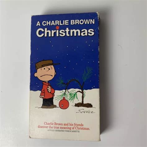 A CHARLIE BROWN Christmas 1965 VHS Peanuts Snoopy Movie Charles Schulz