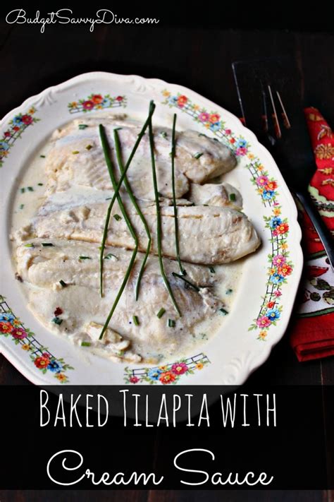 Baked Tilapia With Cream Sauce Recipe