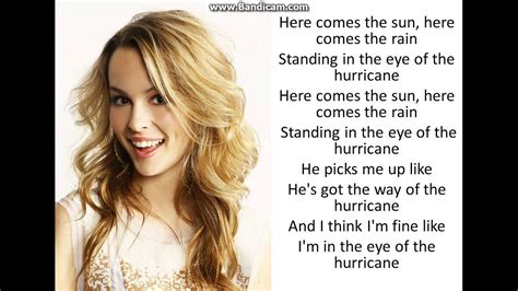 Hurricane Bridgit Mendler Lyrics