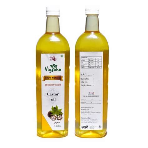 Strengthens Bone Cold Pressed Castor Oil Packaging Size 1 Ltr At Rs