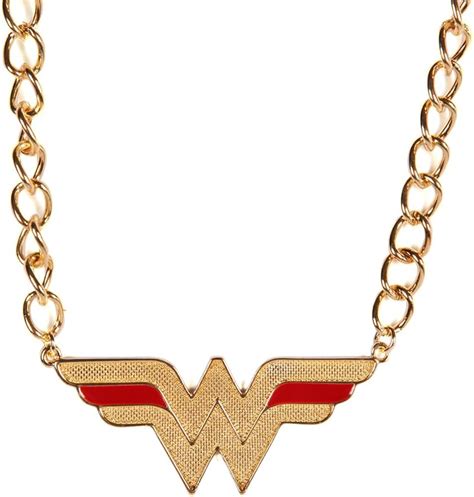 Amazon Wonder Woman Dc Comics Logo Necklace Jewelry