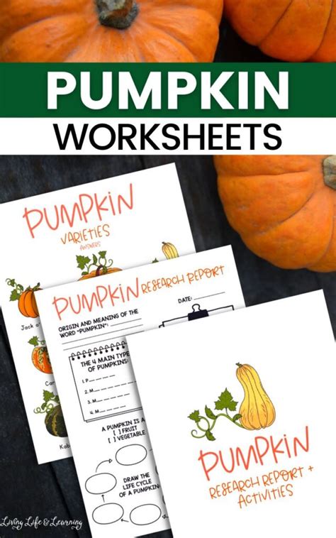 Pumpkin Worksheets