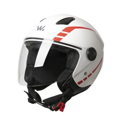 Casque moto jet Urban Comfort WAYSCRAL longue visière taille M Blanc