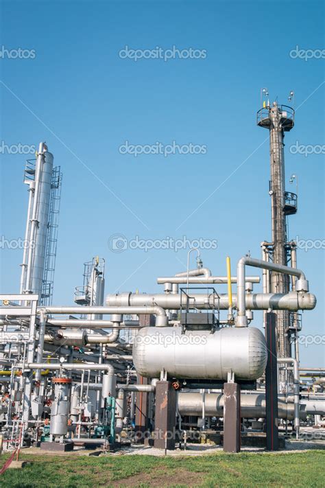 Oil And Gas Processing Plant Stock Photo By Zorandim 43419847