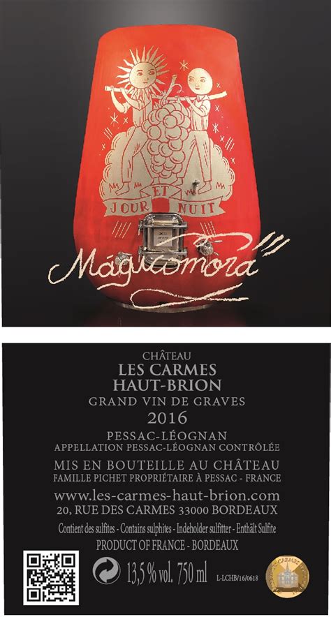 399 Je Magnum Chateau Les Carmes Haut Brion 2016 Pessac Leognan CB