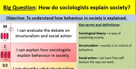 Introduction To Sociological Theory Lesson Teaching Resources