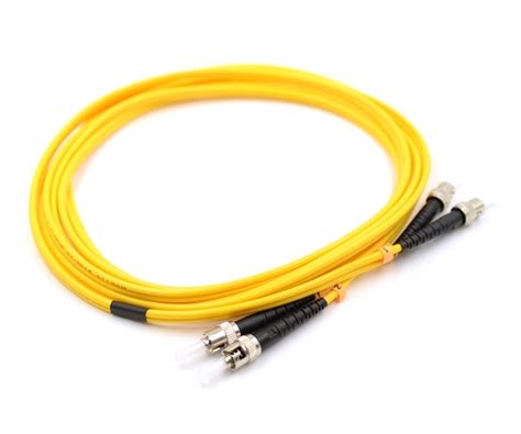 3m St To St Duplex Singlemode Armored Fiber Optic Cable