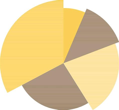 4 Part Pie Chart In Colorful And Flat Style 24362422 Vector Art At