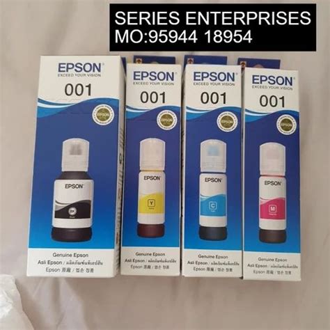 Epson Ink Colors For Cyan Magenta Black Yellow L L