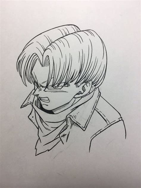 Future Trunks Dibujo De Goku Dibujos Bocetos