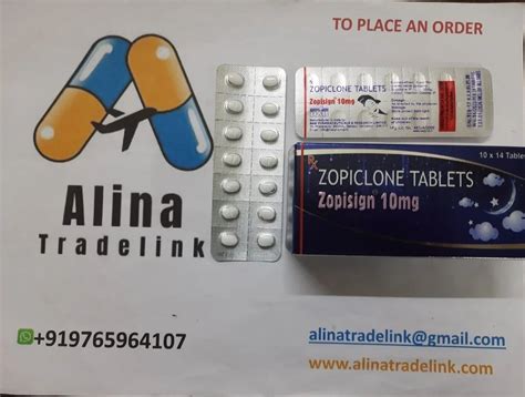 Zopisign Mg Zopiclone Tablet For Personal At Rs Stripe In Nagpur