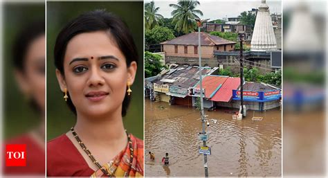 Maharashtra Floods Actress Spruha Joshi Requests People To Donate New