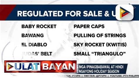 Pnp Naglabas Ng Listahan Ng Mga Ipinagbabawal At Hindi Ipinagbabawal