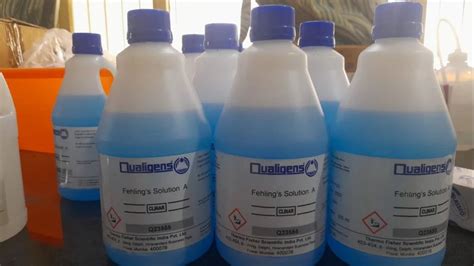 Fehling Solution A Qualigens Laboratory Reagent Grade Drum Of 500 Ml