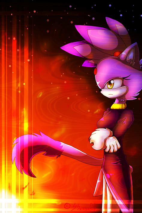 Blaze The Cat By Jazuneon On Deviantart