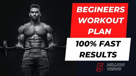 Bodybuilding Workout Plan For Beginners Bodybuilding Workout Plan