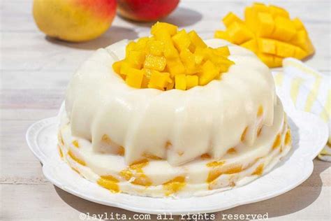 Gelatina cremosa de piña y coco rico postre para toda la familia CURADAS